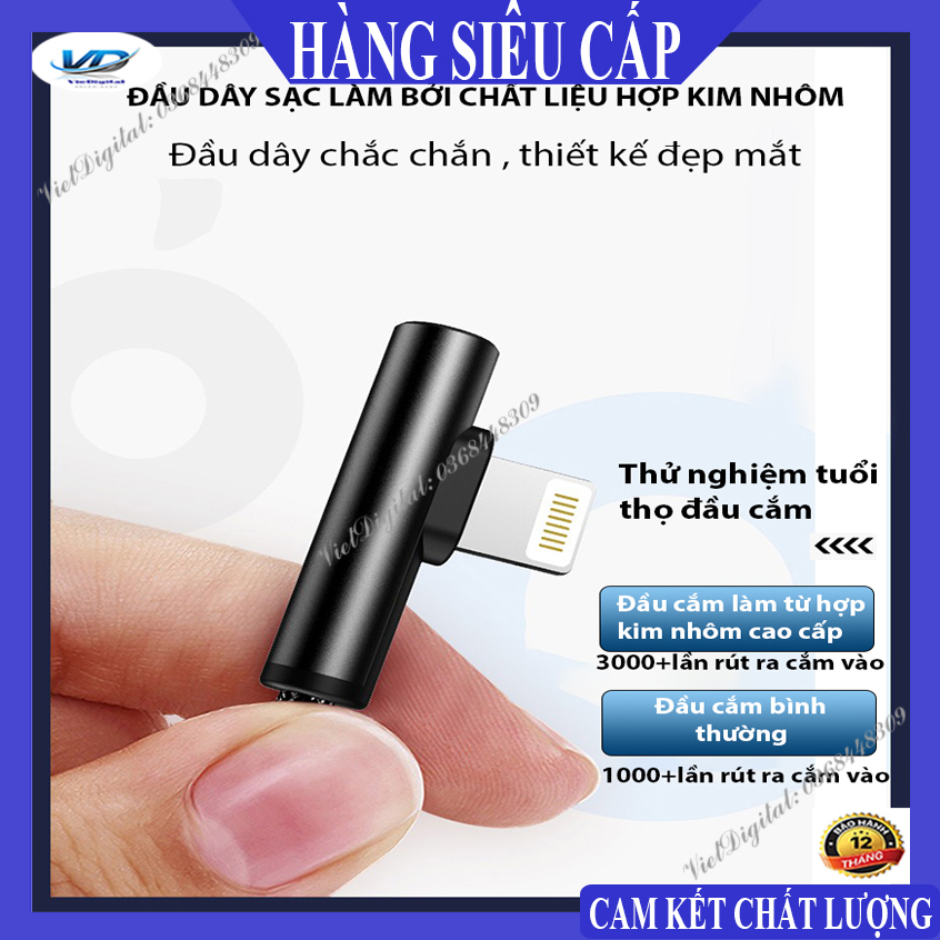 [Cáp Sạc Iphone đèn led] Cáp Sạc, Dây Cáp Sạc, Dây cáp Sạc Nhanh, Cáp Sạc Nhanh, Cáp Sạc Nhanh IPhone chuyên dụng gaming đầu ngang có đèn led ,bọc dây dù Chống Đứt Gãy, Bảo hành 12 tháng, Lỗi 1 đổi 1.