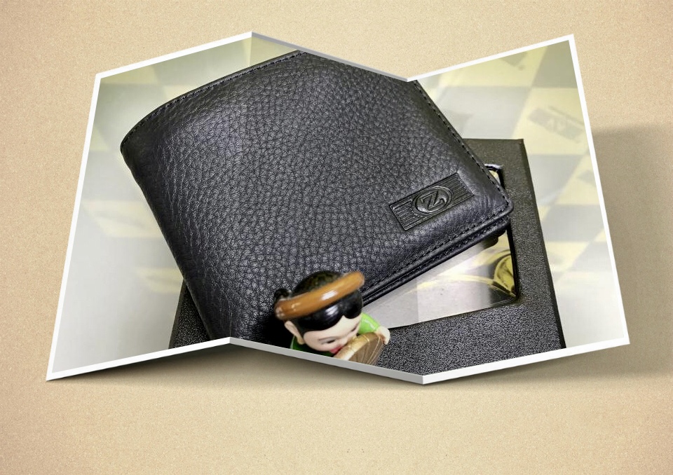 Bóp Da nam hiệu  Z  / Ví DA nam hiệu  Z , kiểu Ngang, Da Bò, hàng cao cấp, loại tốt, loại để giấy tờ, bỏ túi quần.