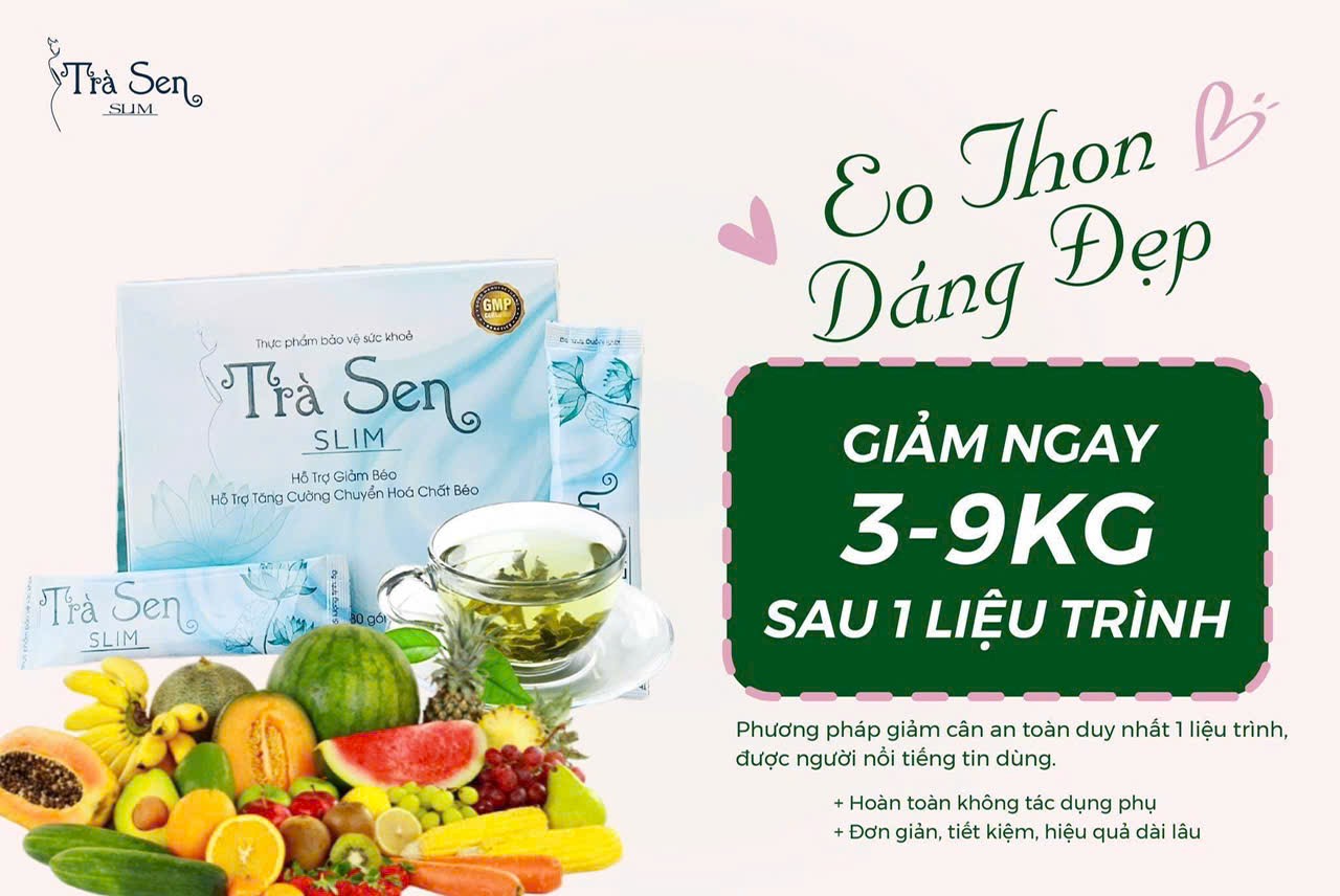 Giảm cân nhanh 7 ngày cùng trà sen slim