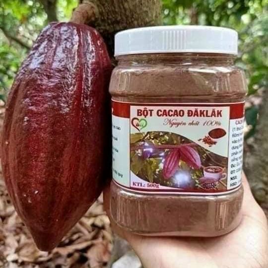 combo 1kg bột cacao nguyên chất đăk lăk loại 1 thơm ngon, bổ dưỡng 1