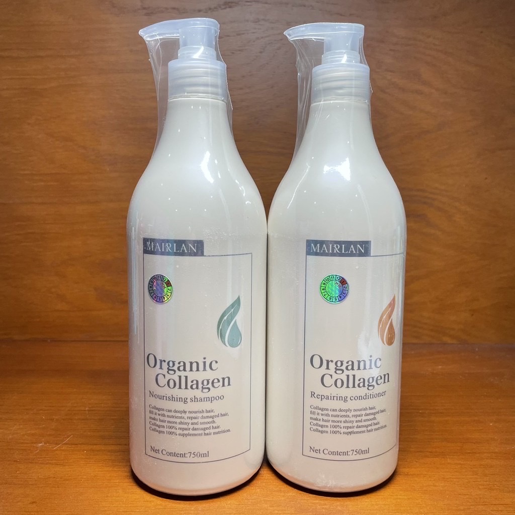 [HCM]Dầu gội  ngăn rụng chống xơ rối MAIRLAN ORGANIC COLLAGEN NOURSHING 750ml
