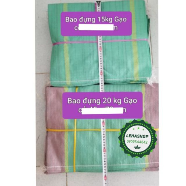 Bao dệt pp đựng gạo 15kg, 20kg