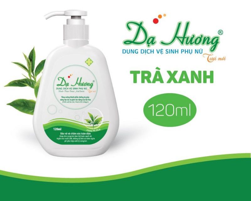 Dung dịch vệ sinh Dạ Hương Trà xanh 120ml