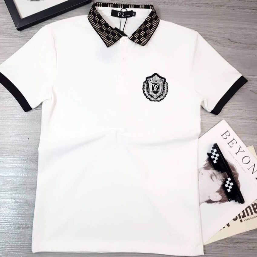 Áo thun nam có cổ Polo tay ngắn thêu Logo mềm mịn thời trang cao cấp Shop TH-FASHION
