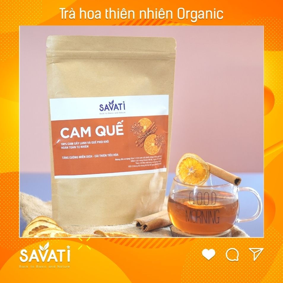Trà DETOX CAM QUẾ SAVATI