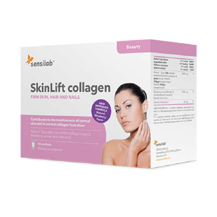 viên uống đẹp da Skinlift Collagen - Làm Chậm Quá Trình Lão Hóa, Giúp Da Sáng Mịn Tự Nhiên - hàng đầy đủ tem kiểm định