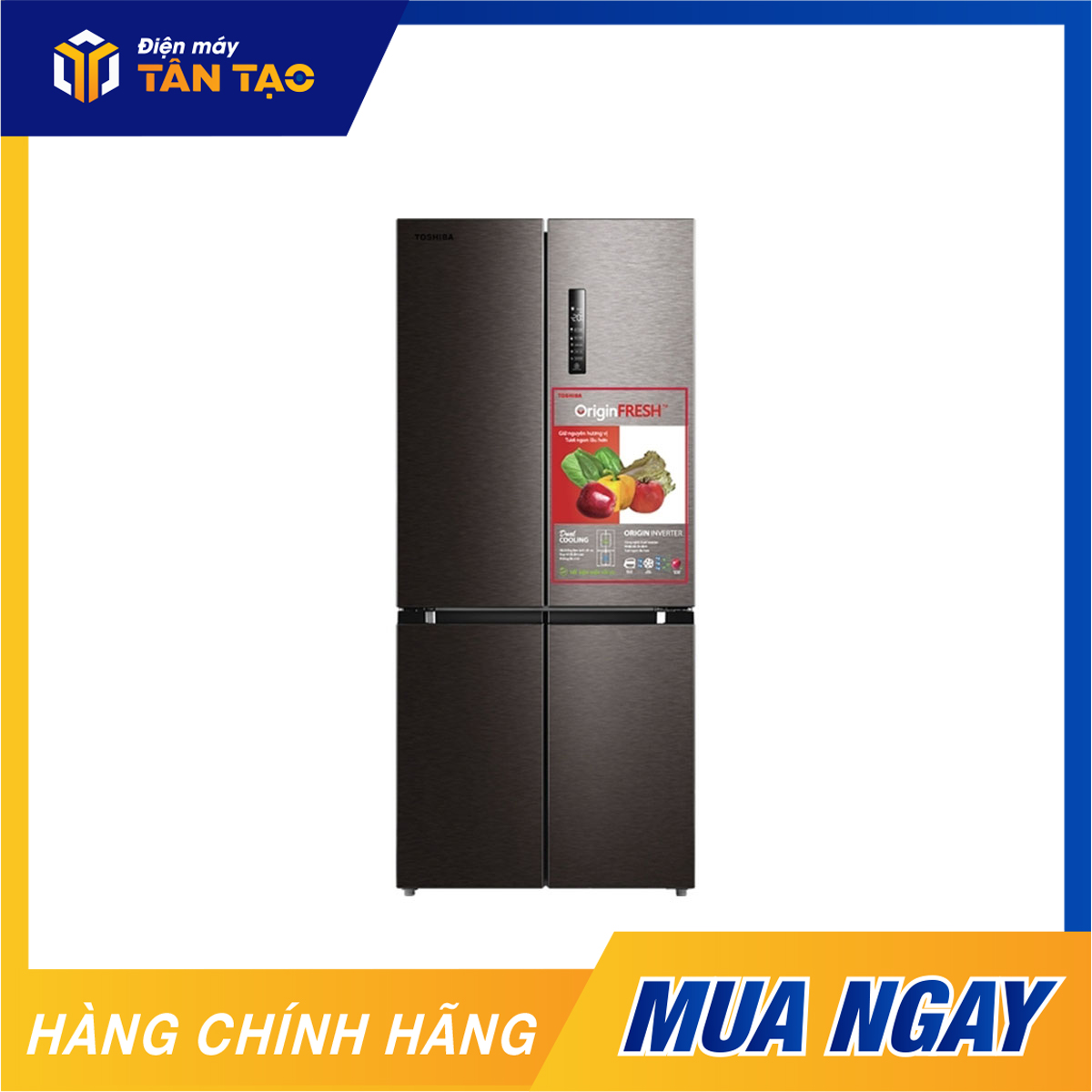 Tủ lạnh Toshiba Inverter 511 lít GR-RF610WE