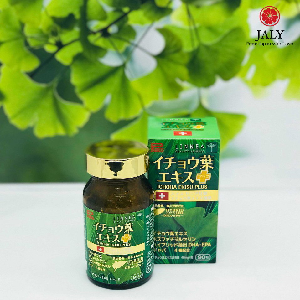 Viên uống hỗ trợ tuần hoàn não Ichoha Ekisu Plus, chống đột quỵ