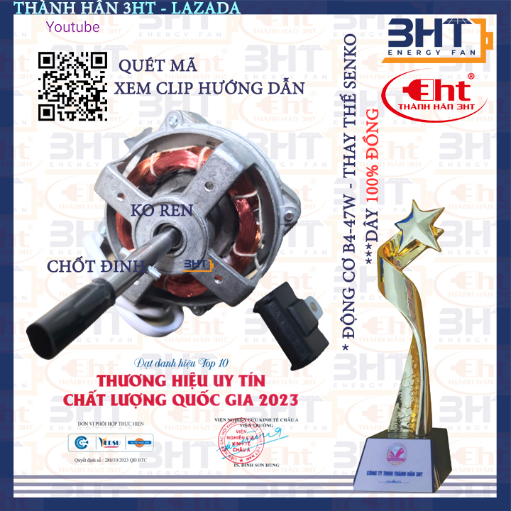 MOTER QUẠT MÁY B4 - ĐỒNG 100%