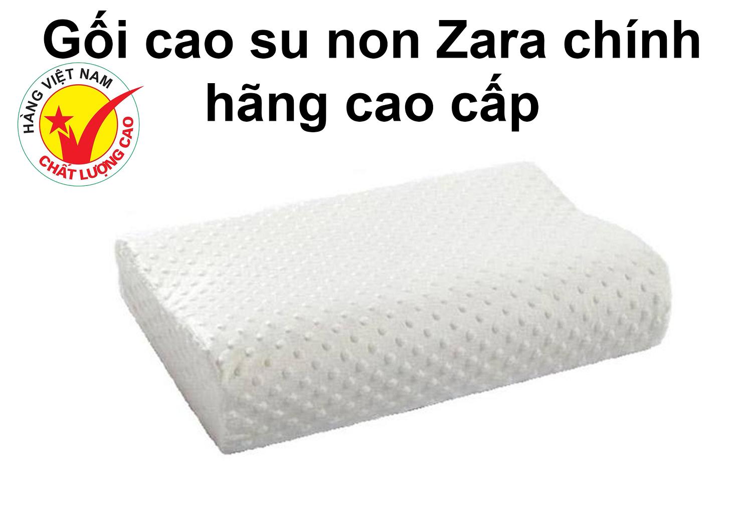 [HCM]Gối cao su non Zara - Êm ái -  Không xẹp Đàn hồi cao - Bảo hành 12 tháng 1 đổi 1