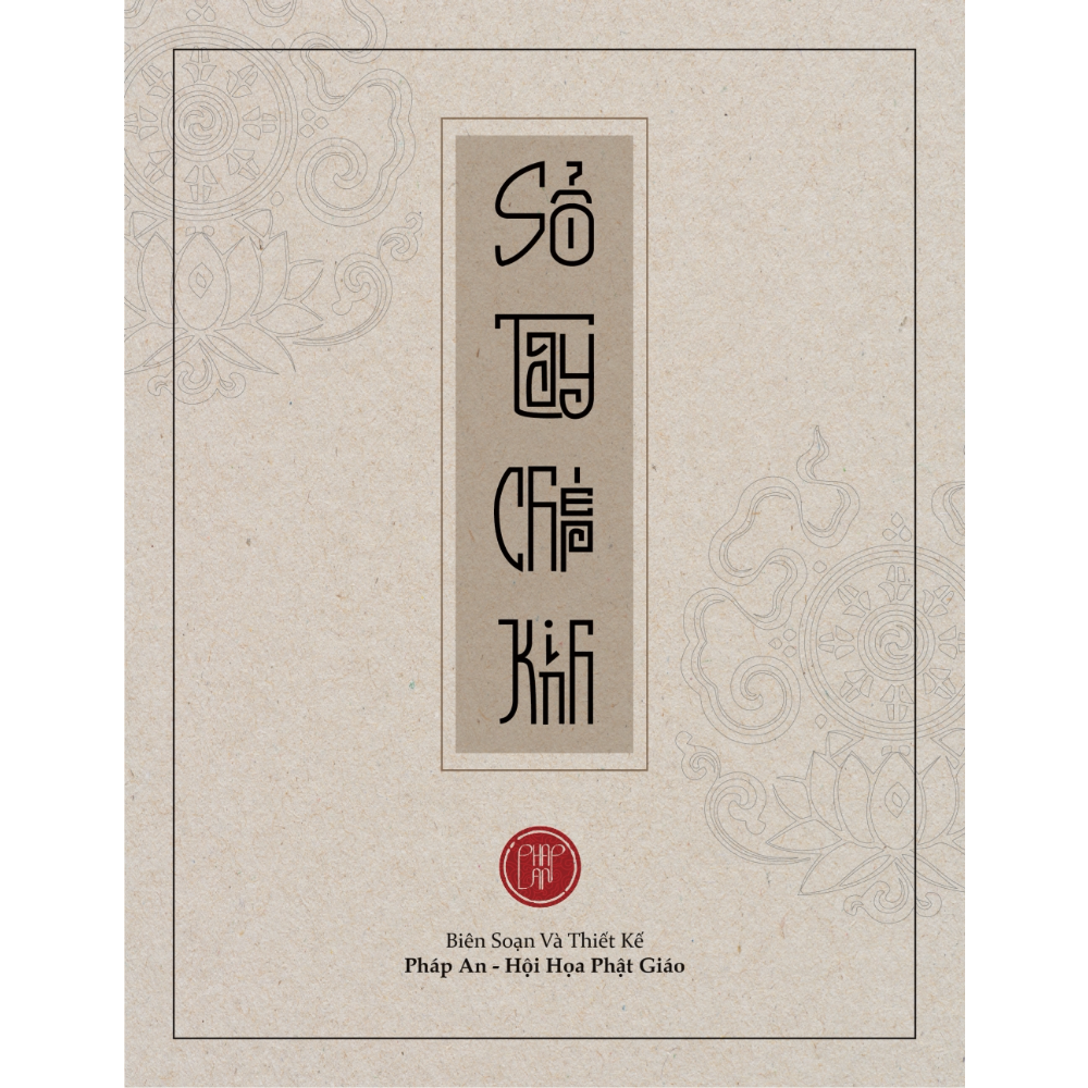 Sổ tay chép kinh font chữ Điền Thể ST01