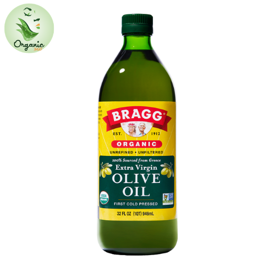 Bragg dầu extra virgin olive ép lạnh hữu cơ 946ml - bragg organic cold pressed extra virgin olive oil 946ml