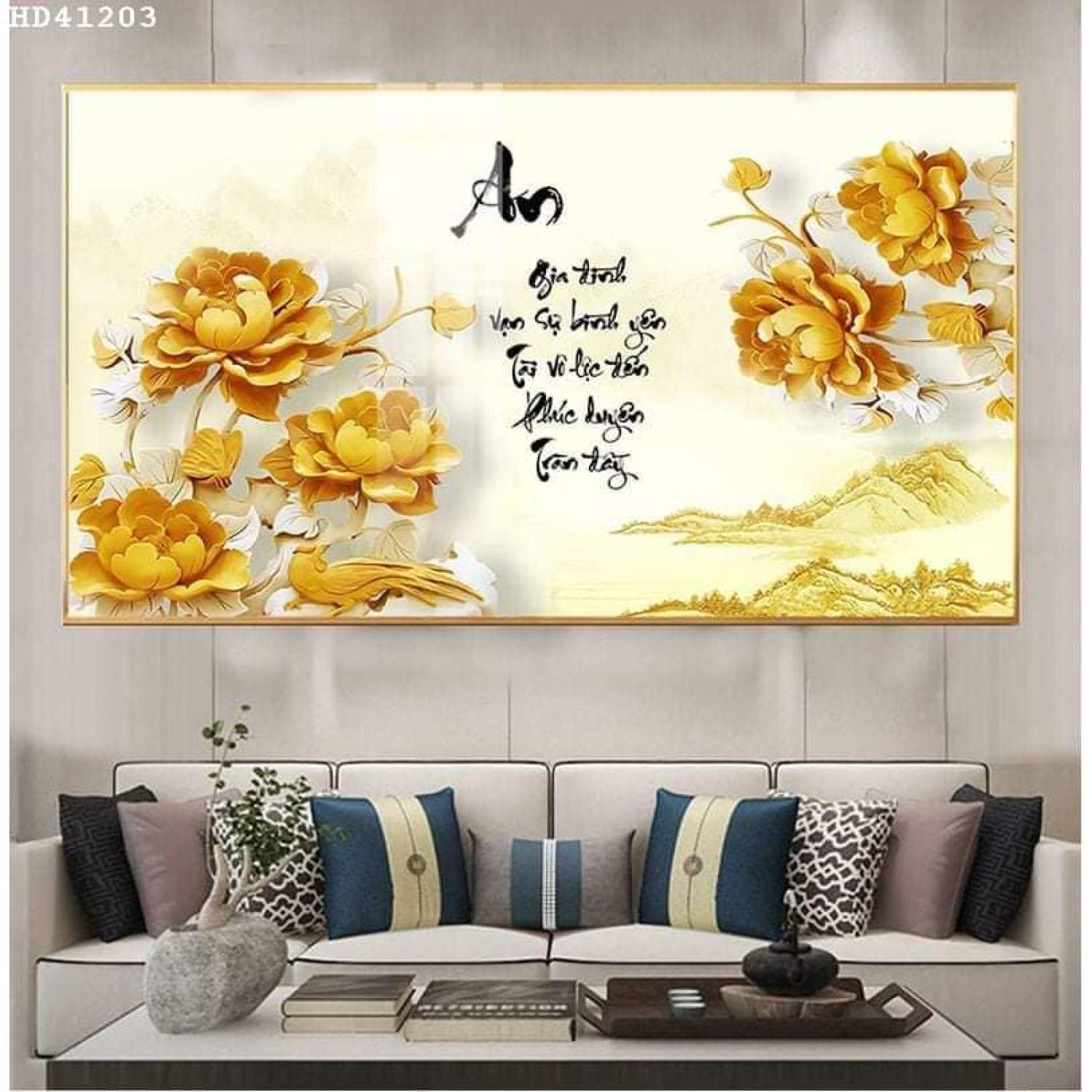 - tranh tráng gương 5d in uv 100%- tranh chữ thư pháp "phúc, lộc, hiếu, tâm, an,...''- siêu đẹp