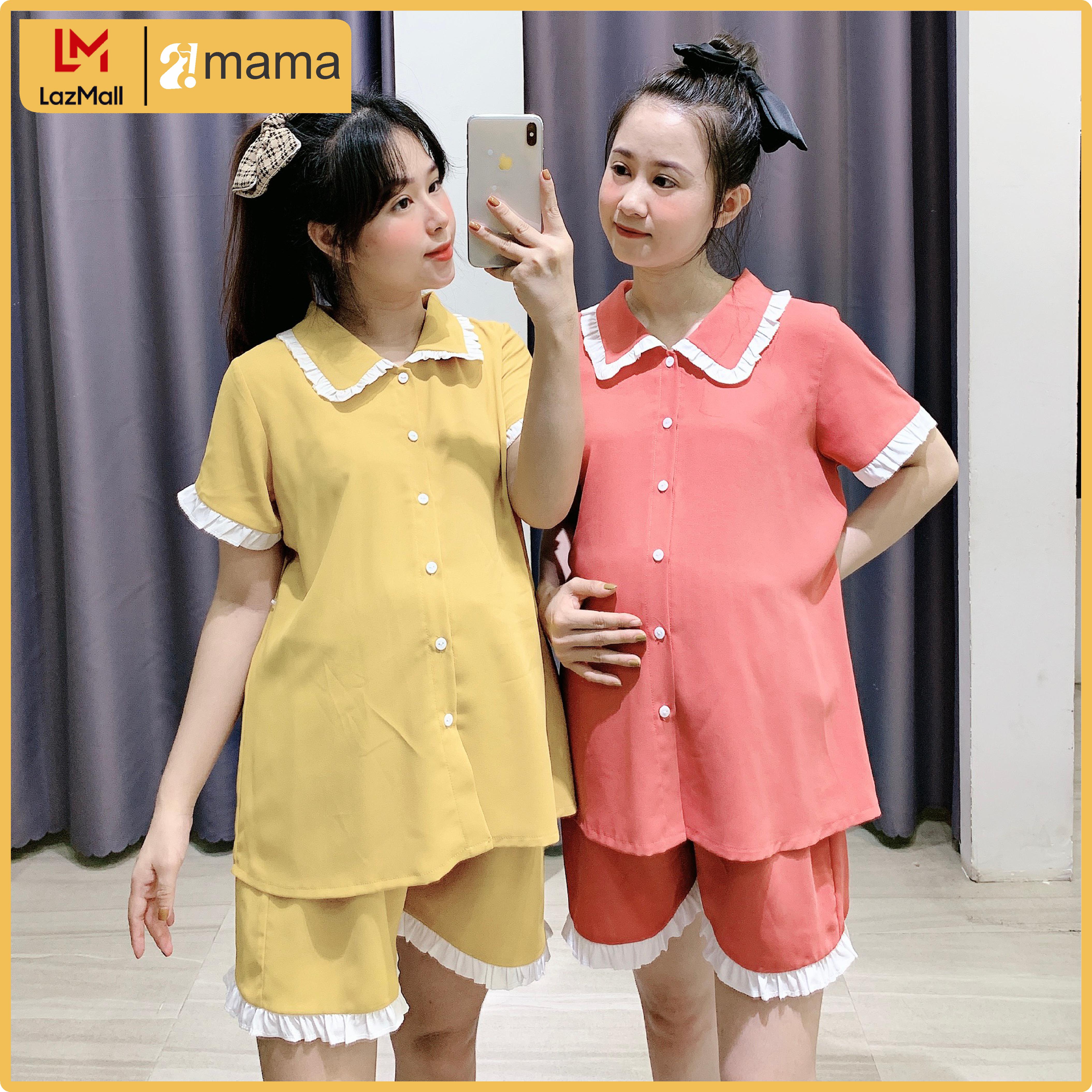 Đồ bộ bầu sau sinh mặc nhà mùa hè 2mama - v108