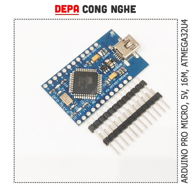 Mạch arduino pro micro, atmega32u4, 5v, 16mhz