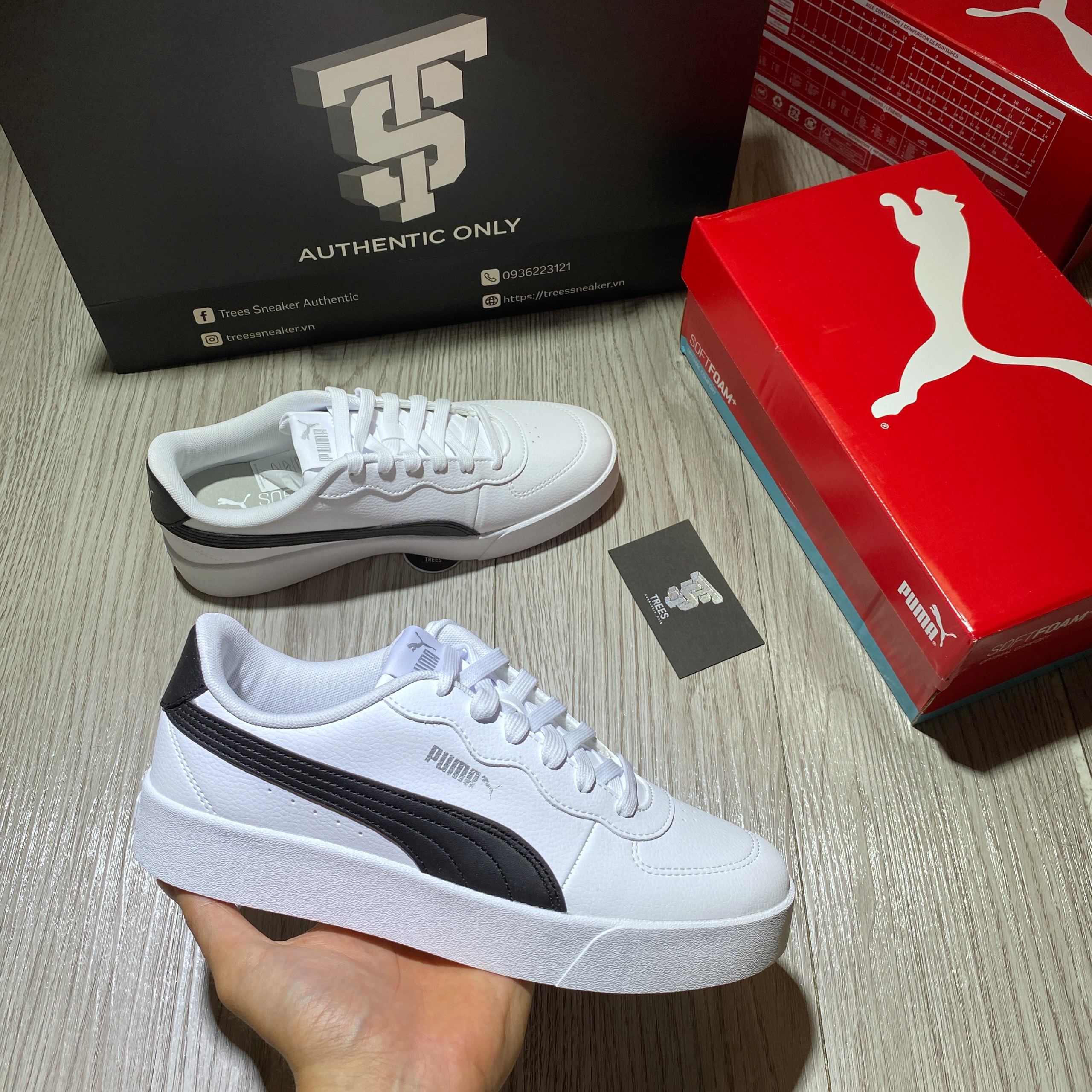 Giày thể thao puma skype clean 380147 04