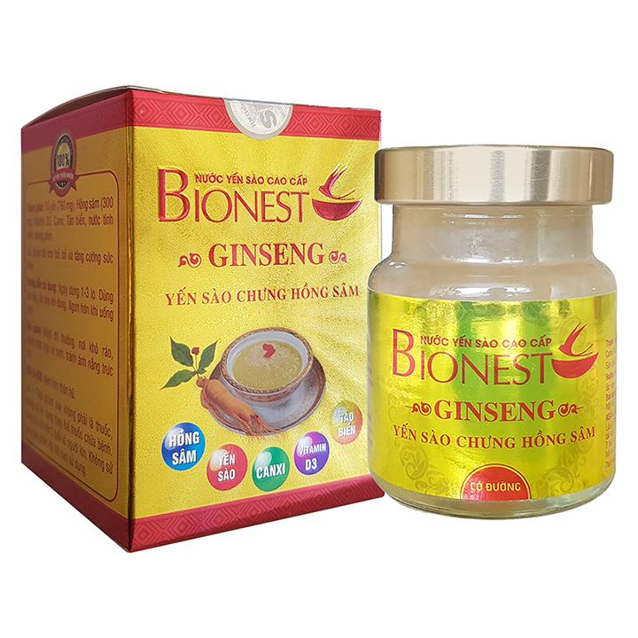 Yến sào Bionest Ginseng hồng sâm cao cấp - 1 lọ