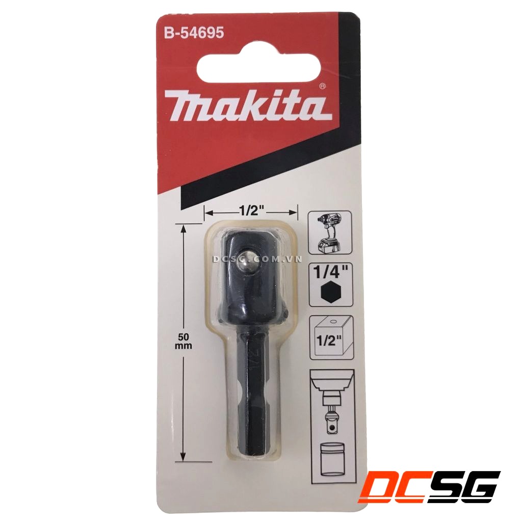 Đầu chuyển vít sang bu lông 1/2''x50mm makita b-54695