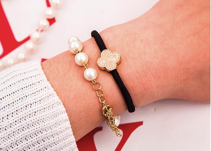 [HCM][Combo 100] Dây Nịt Buộc Tóc Gắn Hoạ Tiết Mạ Vàng - Mẫu Giao Ngẫu Nhiên Hoạ Tiết P017