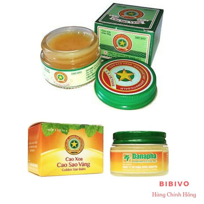[HCM]Dầu cù là Cao sao vàng Hộp 16g