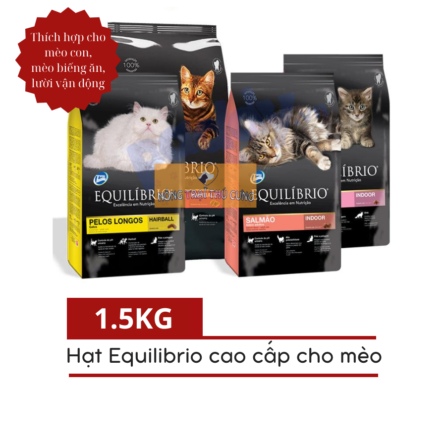 Hạt cho mèo equilibrio 1.5kg -