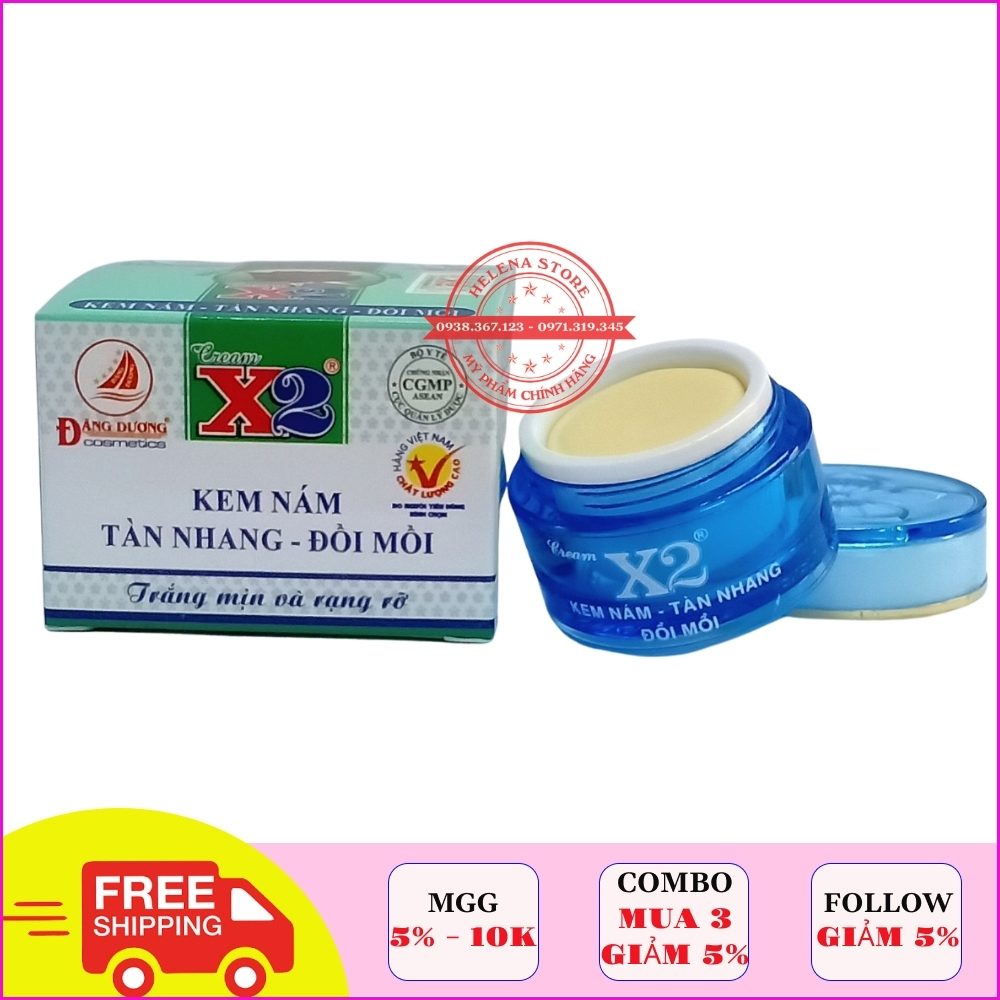 Kem x2, kem nám, tàn nhang, đồi mồi cream x2 , ngừa nám, dưỡng ẩm