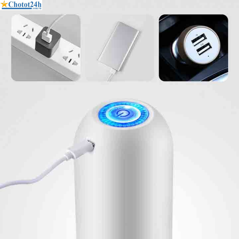 Vòi lấy nước tự động, Vòi bơm nước tự động, Bình bơm rót nước tự động Sunha, Dụng cụ lấy nước tự động, Bơm nước thông minh uy tín chất lượng, Smart Drinking Water Pump LED SUNHA