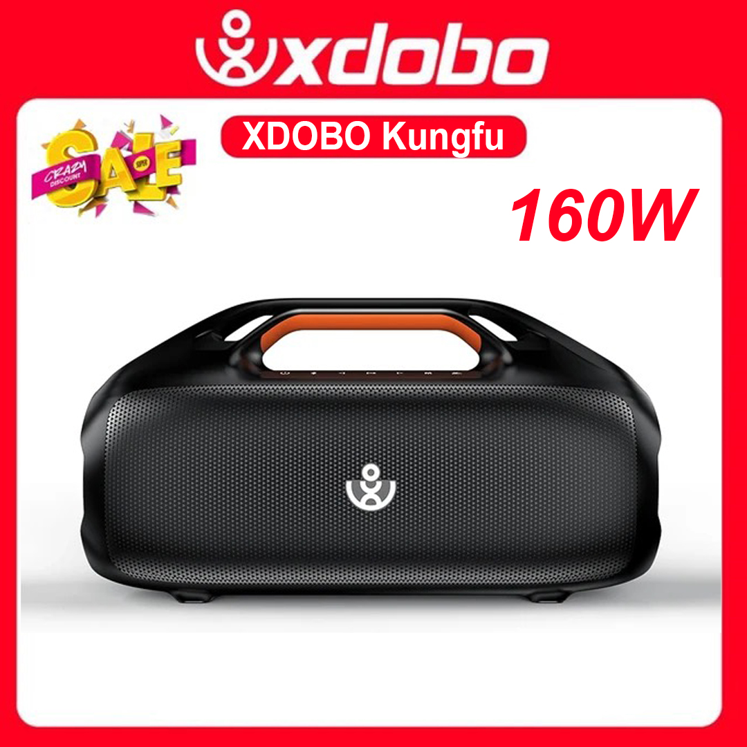  Loa Bluetooth 5.3 Xdobo Kungfu 160W Chống Nước IPX6 Hỗ Trợ Nghe Nhạc Qua Thẻ TF USB AUX Kết Nối TWS 2 Loa - Chính Hãng 