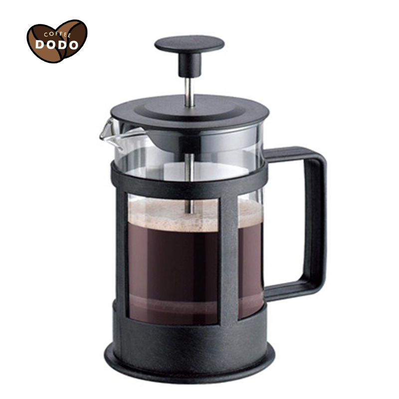 Bình french press Bình pha cafe kiểu pháp 350/600ml Phin pha coffee ấm pha cà phê trà ​thủy tinh Bình pha trà ​Pháp Phin pha cafe Không gỉ French press DODO
