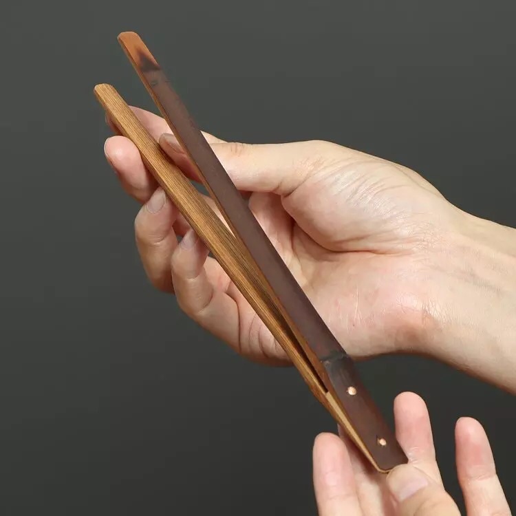 Nhíp tre gấp chén trà- hàng thủ công mỹ nghệ- siêu đẹp.