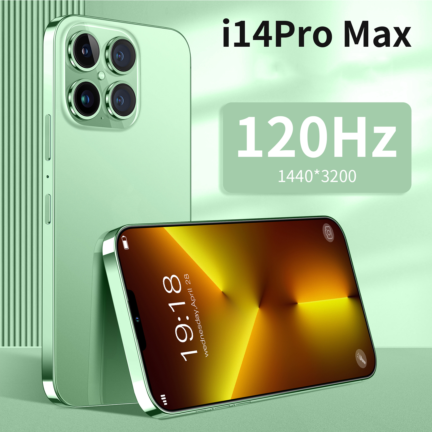 Điện Thoại Di Động Dưới 1 triệu Sở Hữui 14 Pro Max 7.5Inch Bộ Nhớ Lớn 12512GB Hai Thẻ Sim Camera HD 2458MP Pin 5800mAh Ip14 Sing