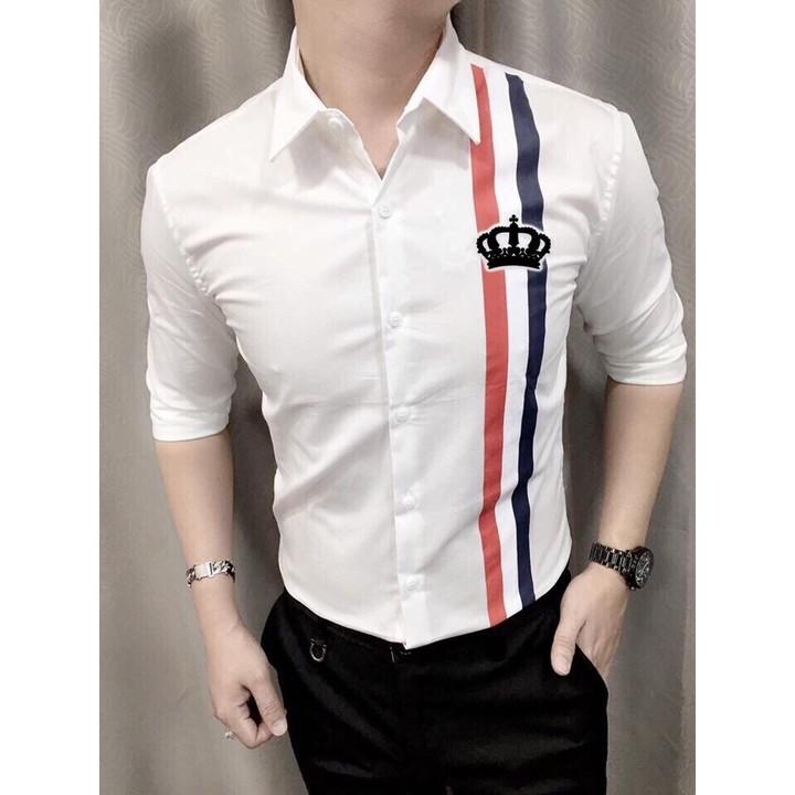 Áo sơ mi nam vương miệm kate cao cấp giá tốt