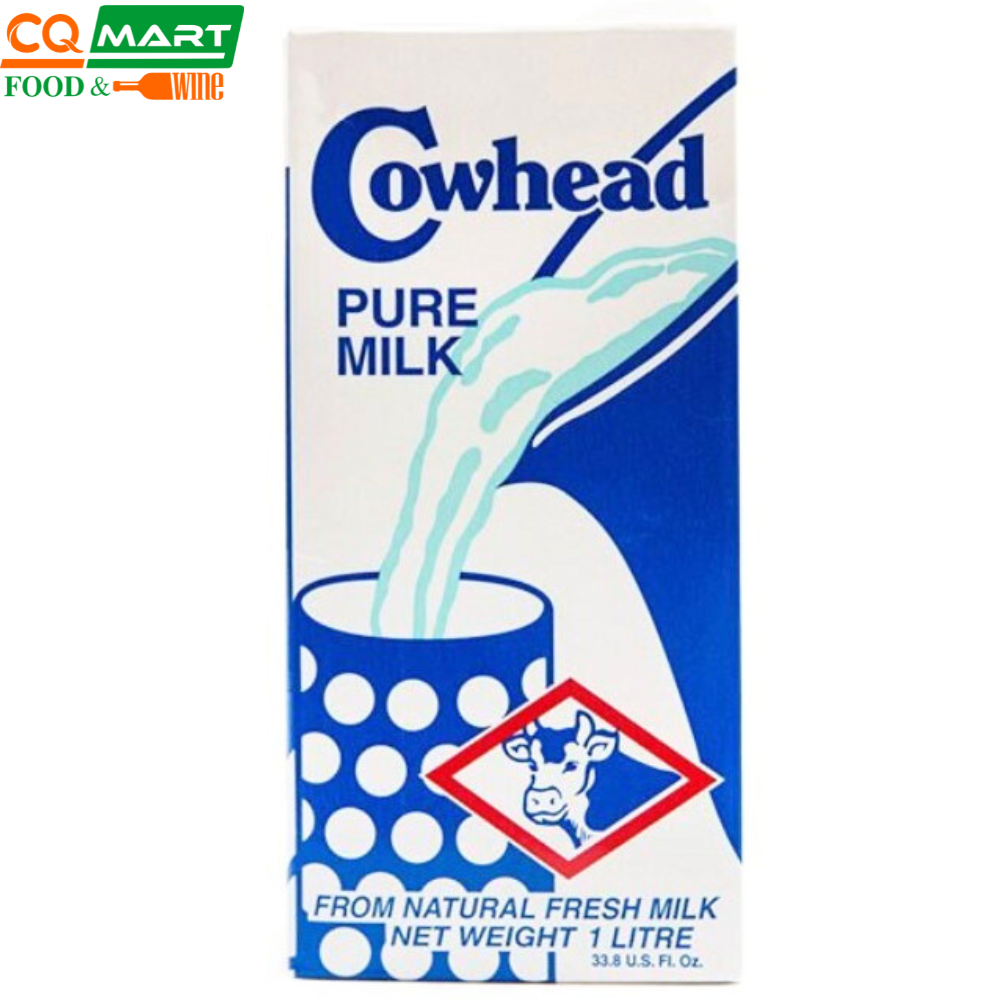 Sữa Tươi Úc Pure Milk CowHead Hộp 1L