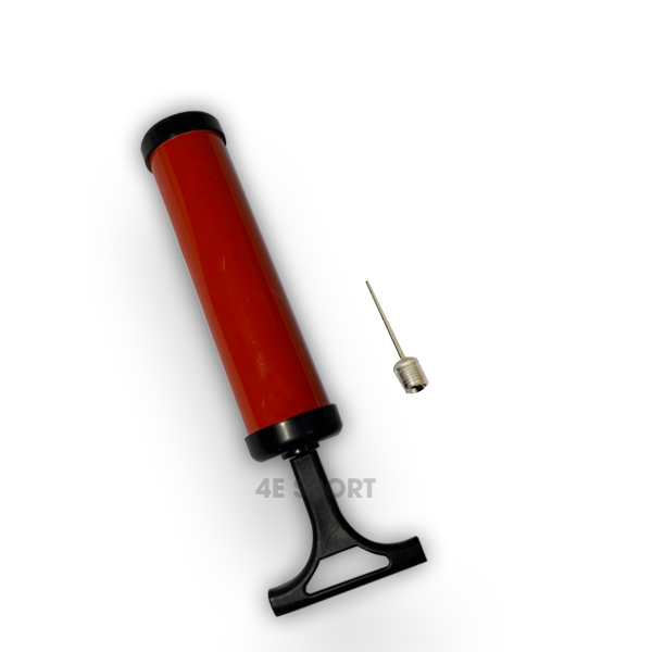 Đồ bơm banh da cầm tay mini, xy lanh đẩy bằng kim loại, kèm kim bơm sử dụng trong bóng đá, bóng rỗ, bóng chuyền