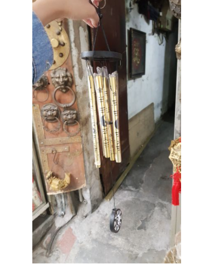 Chuông gió phong thủy 5 ống