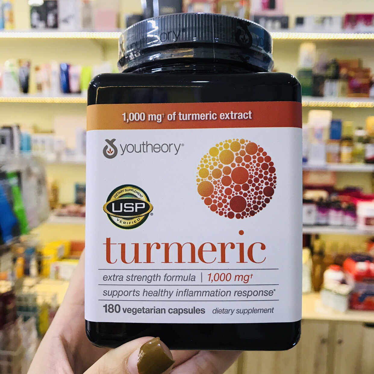 Viên uống tinh chất nghệ Youtheory Turmeric 1000mg 180 viên