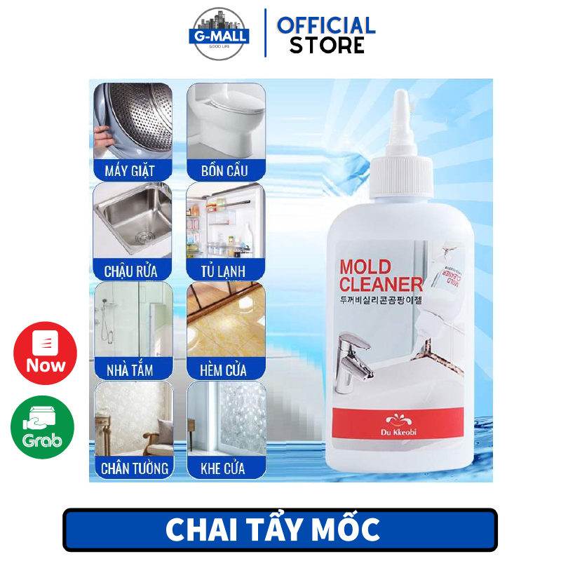 Chai tẩy mốc tẩy nhựa đa năng thần thánh mold cleaner 220ml