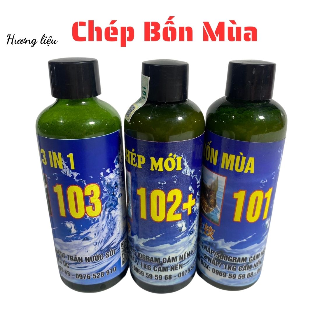 Hương liệu câu cá chép, trắm Bốn Mùa 101