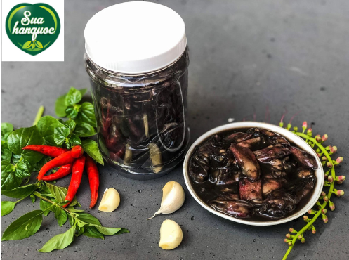 Mắm Mực Nguyên Chất Hủ 500gram - Đặc Sản Miền Trung