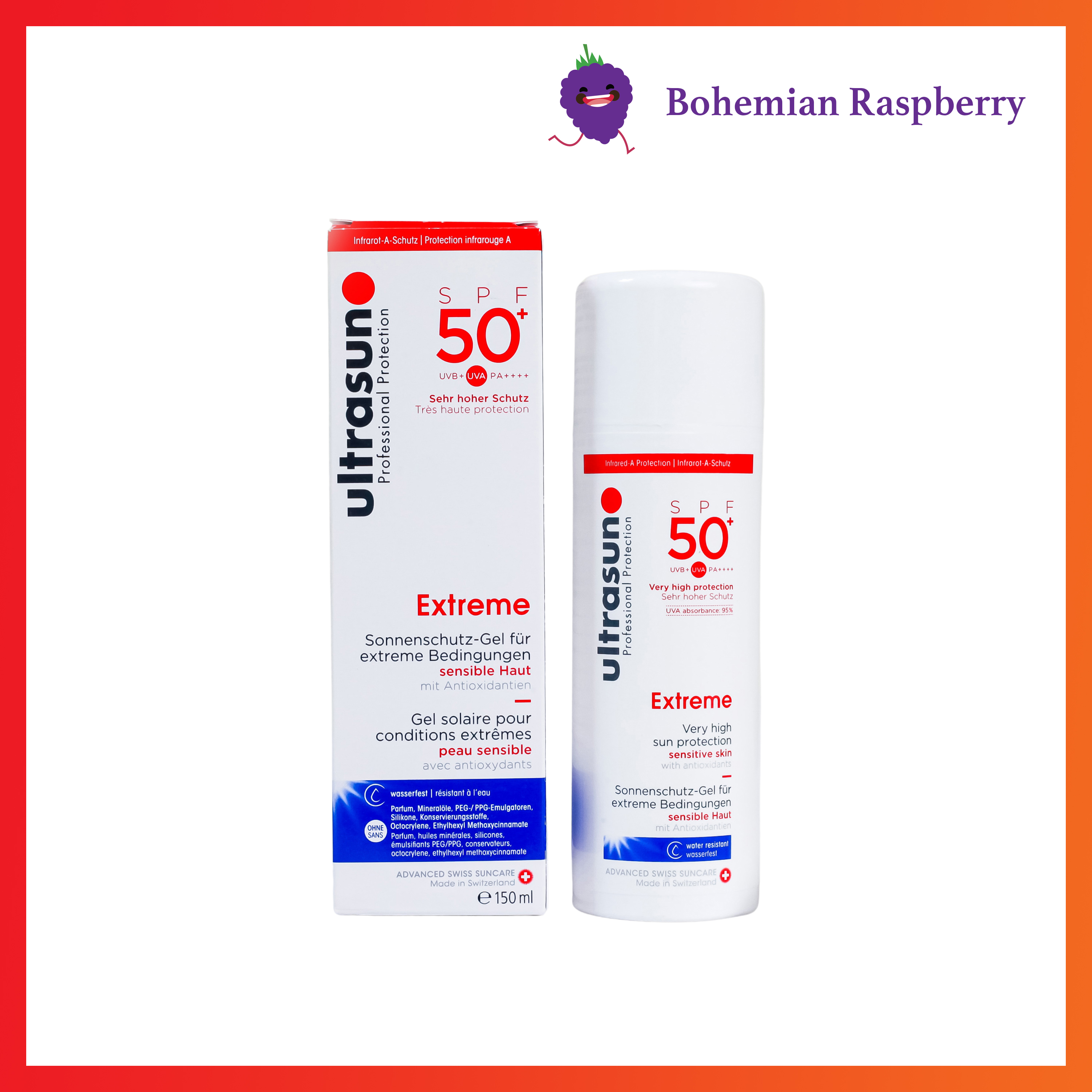 Ultrasun extreme spf 50 - ultrasun đỏ