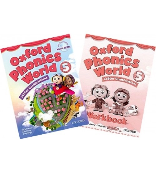 Bộ Oxford Phonics World 5 (2 sách + CD)