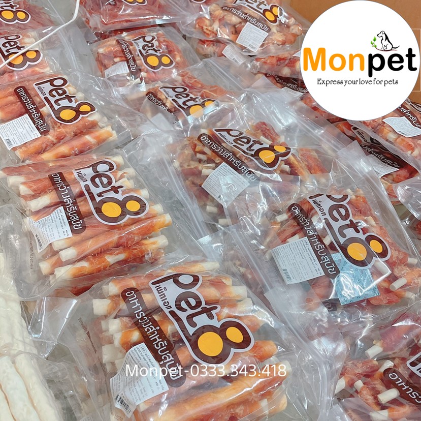 Xương gặm, Bánh thưởng sạch răng Gà Pet8 Thái Lan cho chó