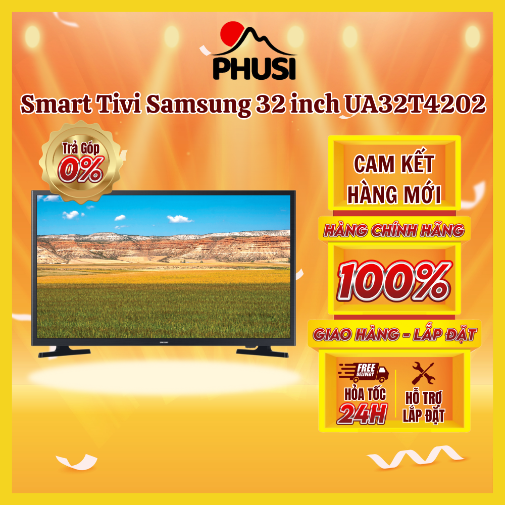✅Smart Tivi Samsung 32 inch 32T4202 - Hệ điều hành TizenTM - Hàng Chính Hãng