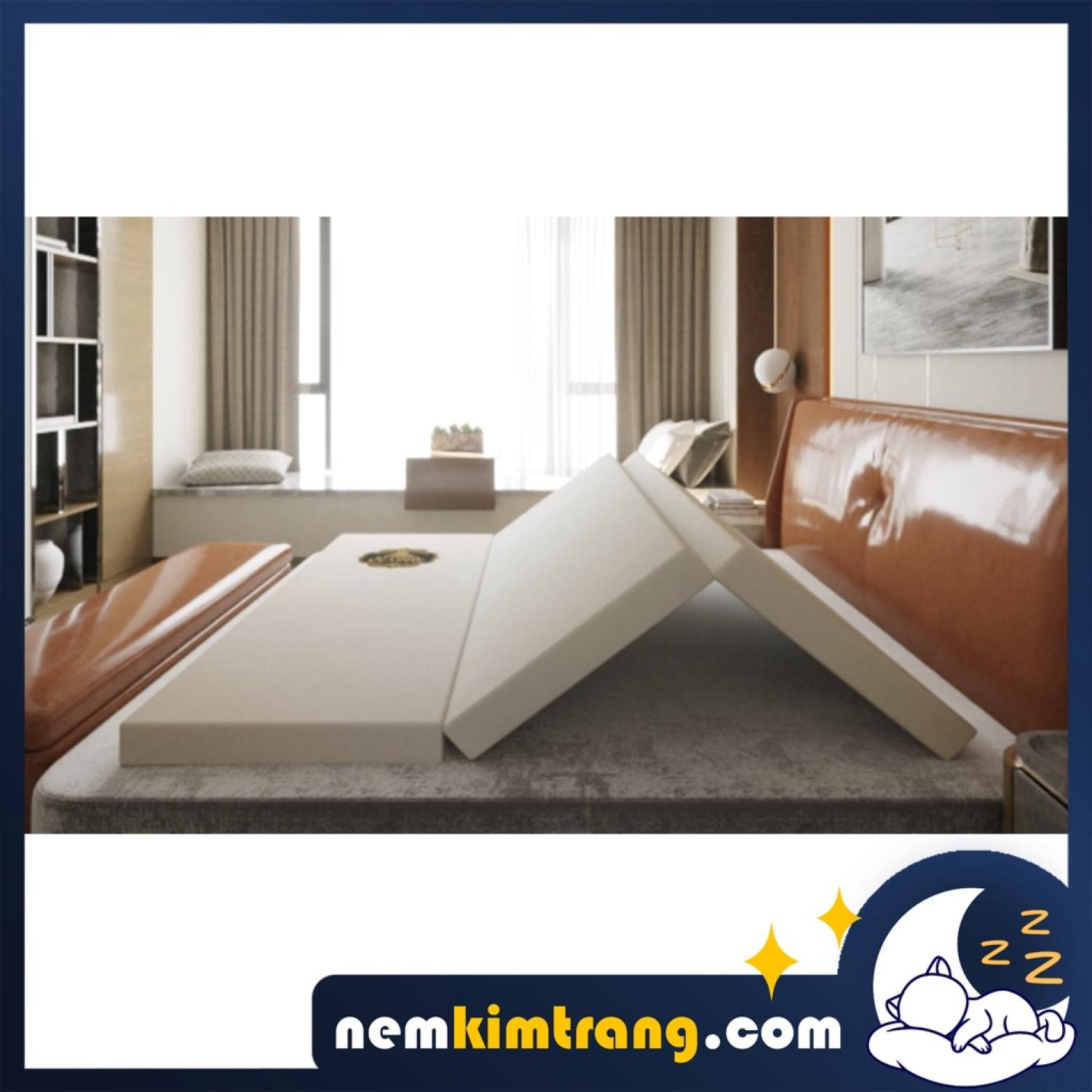 Nệm bông ép eufiber classic kim cương - chính hãng, cao cấp