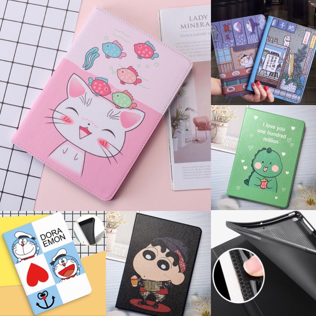 Ốp ipad - bao da ipad hoạt hình dễ thương