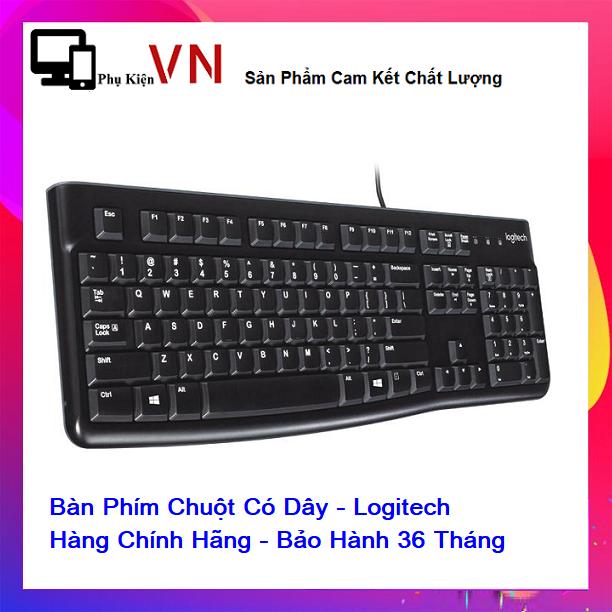 ⚡ bàn phím có dây văn phòng logitech k120 - màu đen- bảo hành 36 tháng - c.hính hãng ⚡