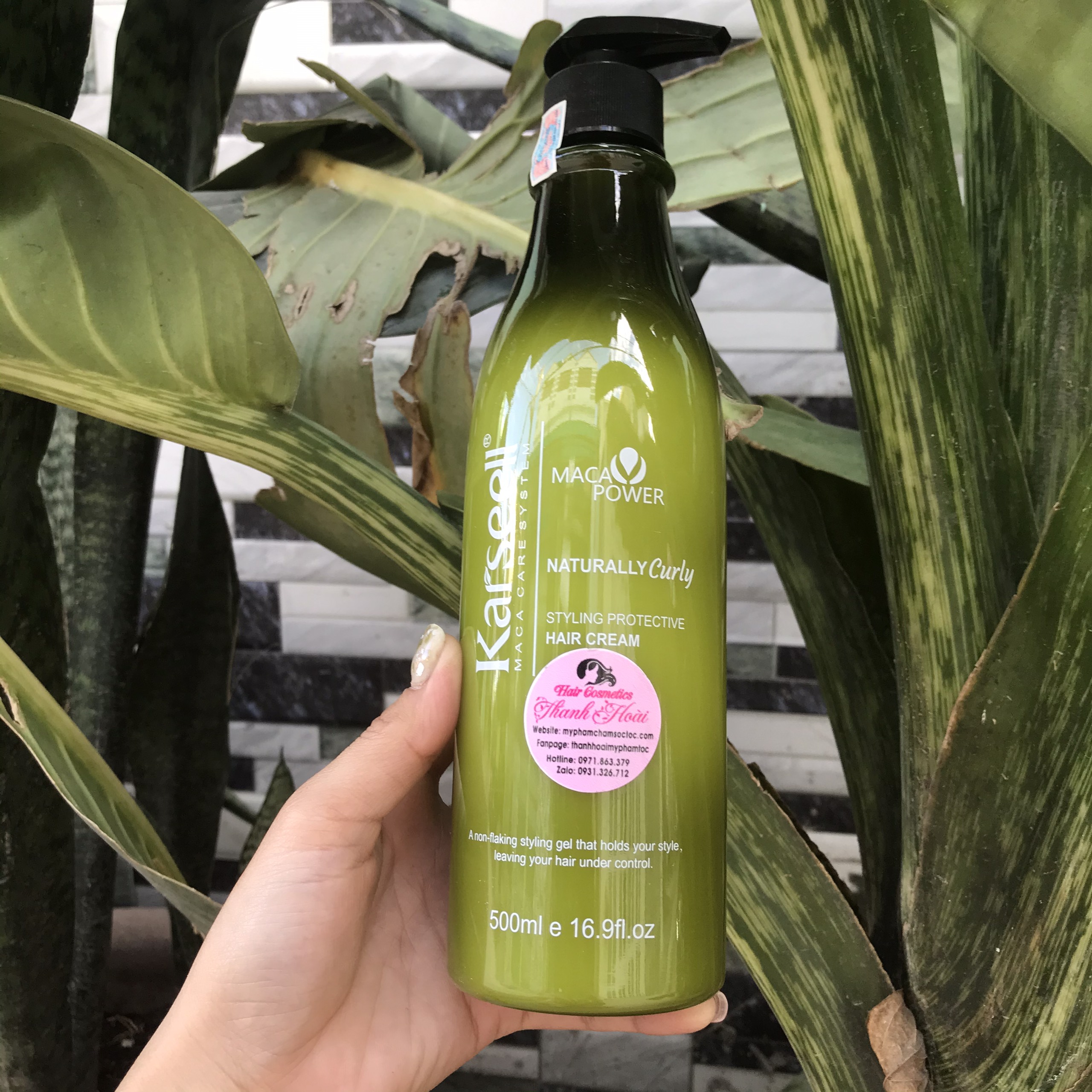 (HÀNG CÔNG TY) Gel bóp tóc uốn xoăn Karseell Naturally Curly 500ml