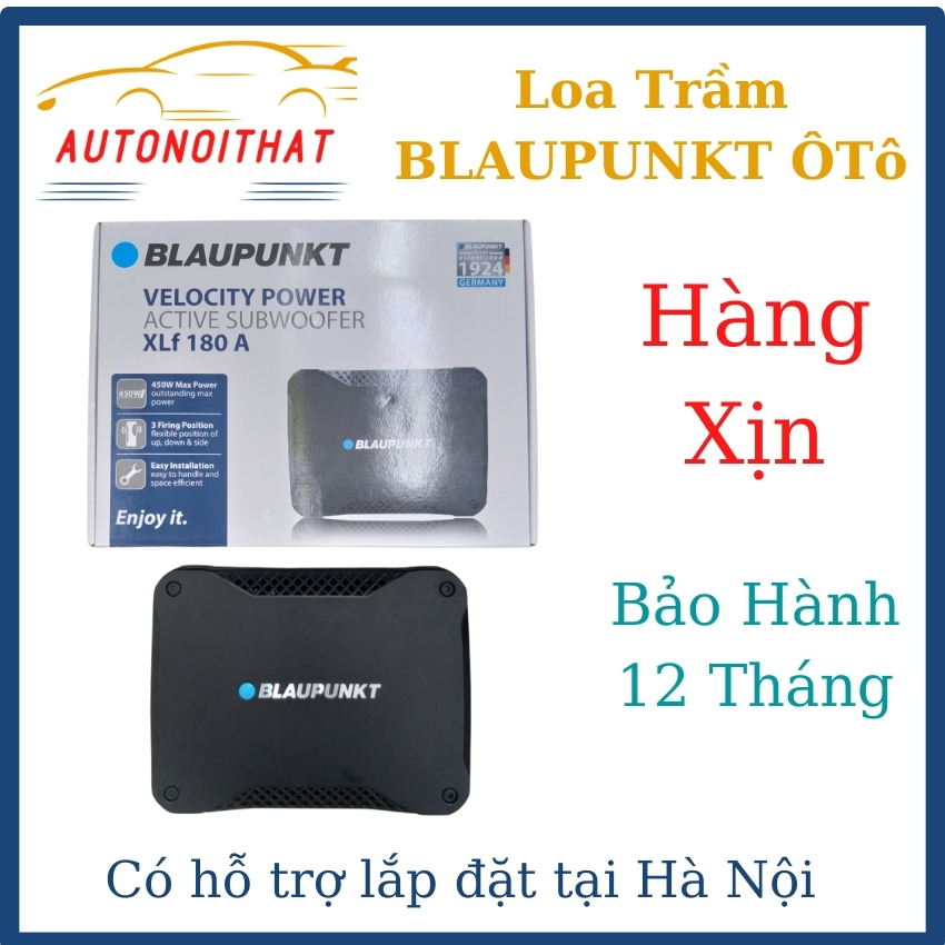 [LOA BASS] Loa Sub Loa Bass Loa Sub Ô Tô  Loa Sub Điện BLAUPUNKT XLF180A.Autonoithat Bảo Hành 12 Tháng