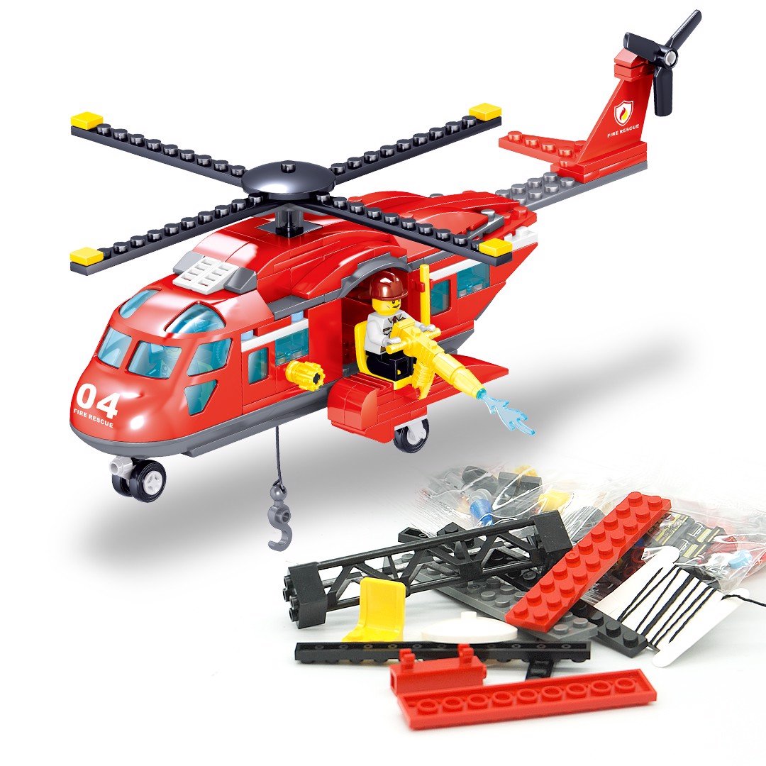 Ghép hình - Trực thăng cứu hỏa 252 chi tiết DK 81027