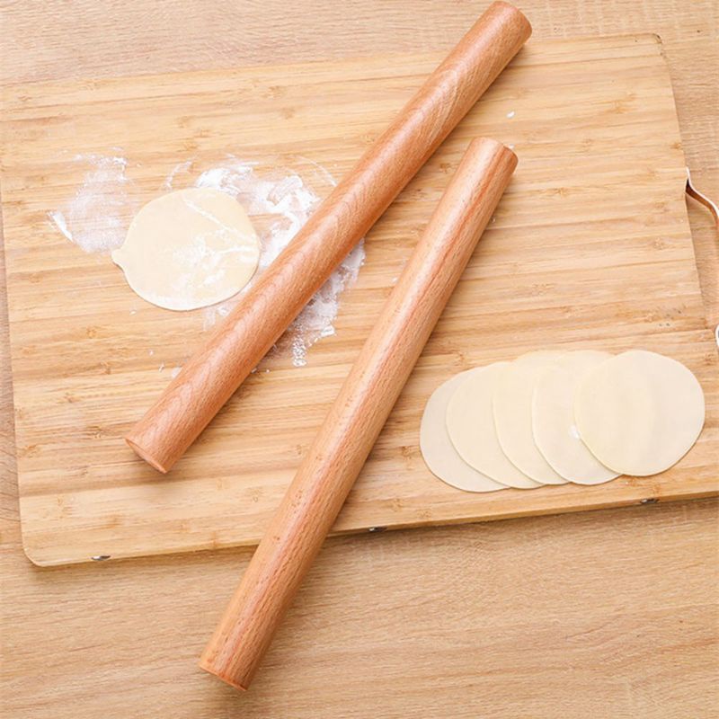 Cây cán bột, cây lăn bột làm bánh bằng gỗ chống dinh nhiều size